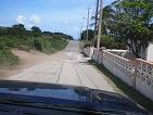 Road from town on the way to Union District